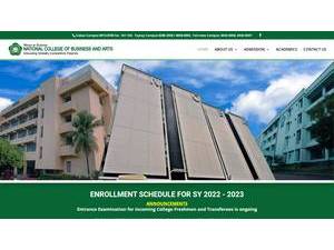 National College of Business and Arts's Website Screenshot