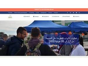 جامعة قسنطينة 3's Website Screenshot