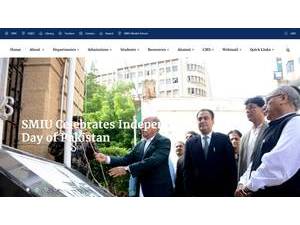 Sindh Madresatul Islam University's Website Screenshot