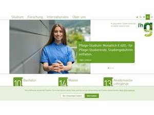 fh gesundheit's Website Screenshot