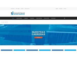 Universidad Nacional Arturo Jauretche's Website Screenshot