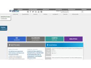 Universidad Nacional de José C. Paz's Website Screenshot