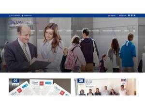 European University's Website Screenshot