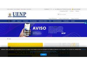Universidade Estadual do Norte do Paraná's Website Screenshot