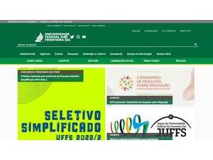Universidade Federal da Fronteira Sul's Website Screenshot