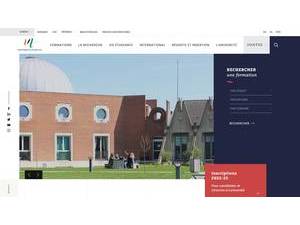 Artois University's Website Screenshot