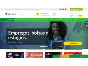 Universidade Feevale's Website Screenshot