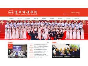 辽宁传媒学院's Website Screenshot