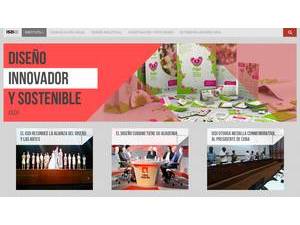 Instituto Superior de Diseño Industrial's Website Screenshot