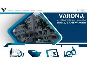 Universidad de Ciencias Pedagógicas Enrique José Varona's Website Screenshot
