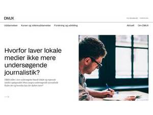 Danmarks Medie- og journalisthøjskole's Website Screenshot