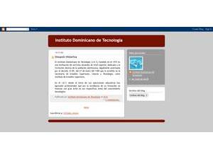 Instituto Dominicano de Tecnología's Website Screenshot