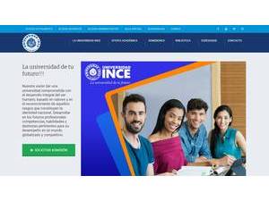 Universidad INCE's Website Screenshot