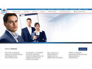 Instituto de Educación Superior en Formación Diplomática y Consular's Website Screenshot