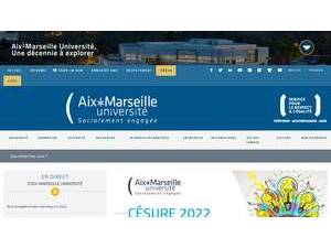 Aix-Marseille Université's Website Screenshot