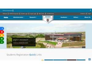 Jigjiga University's Website Screenshot