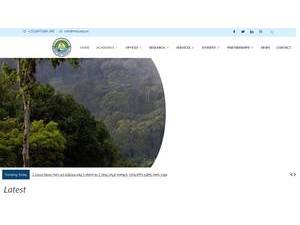 Mizan Tepi University's Website Screenshot