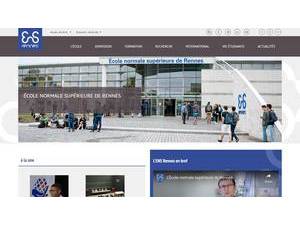 Normal Superior School of Rennes's Website Screenshot