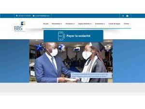 BGFI Business School's Website Screenshot