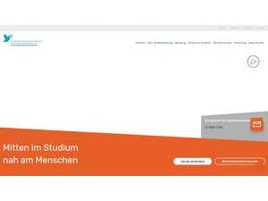 Fliedner University of Applied Sciences of Düsseldorf's Website Screenshot