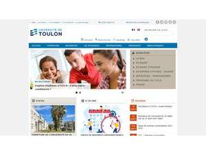 Université de Toulon's Website Screenshot