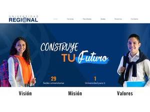 Regional University of Guatemala's Website Screenshot