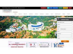 कैरियर प्वाइंट विश्वविद्यालय's Website Screenshot