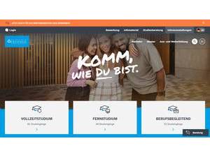Hochschule Fresenius's Website Screenshot