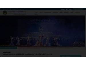 Mahapurusha Srimanta Sankaradeva Viswavidyalaya's Website Screenshot