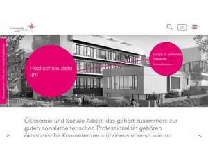 Protestant University of Applied Sciences Freiburg's Website Screenshot