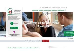 Evangelische Hochschule Ludwigsburg's Website Screenshot