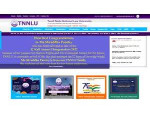 தமிழ்நாடு தேசிய சட்டப் பல்கலைக்கழகம்'s Website Screenshot