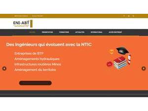 Abderhamane Baba Touré National School of Engineers's Website Screenshot