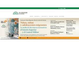 El Colegio de Sonora's Website Screenshot
