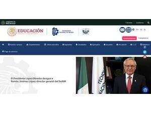 Institute of Technology of Gustavo A. Madero's Website Screenshot