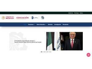 Technological Institute of Huimanguillo's Website Screenshot