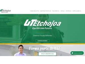 Technological University of Etchojoa's Website Screenshot