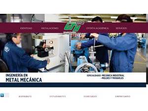Universidad Tecnológica de Huejotzingo's Website Screenshot