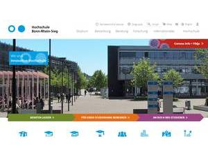 Hochschule Bonn-Rhein-Sieg's Website Screenshot