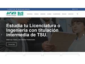 Technological University of La Riviera Maya's Website Screenshot