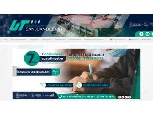 Universidad Tecnológica de San Juan del Río's Website Screenshot