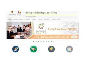 Technological University of Tecámac's Website Screenshot