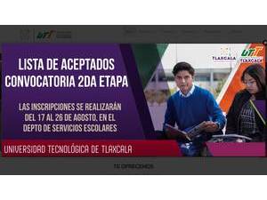 Universidad Tecnológica de Tlaxcala's Website Screenshot