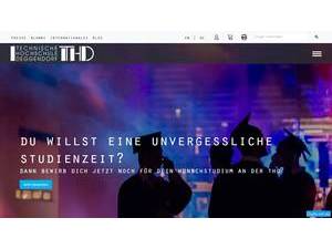 Technische Hochschule Deggendorf's Website Screenshot