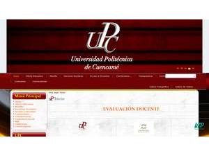Universidad Politécnica Cuencamé's Website Screenshot