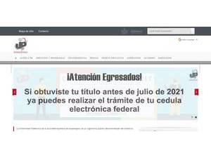 Polytechnic University of the Guadalajara Metropolitan Area's Website Screenshot