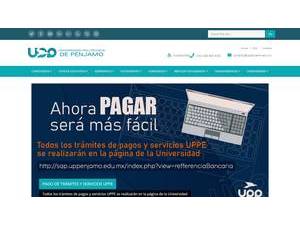 Universidad Politécnica de Pénjamo's Website Screenshot