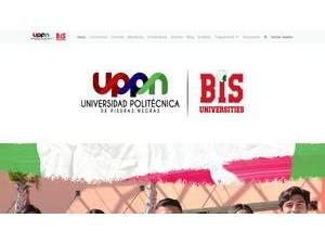 Polytechnic University of Piedras Negras's Website Screenshot