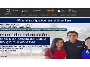 Universidad Politécnica del Mar y la Sierra's Website Screenshot