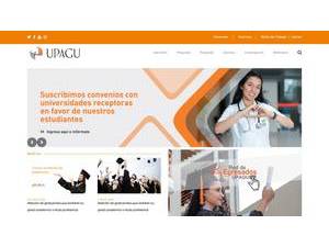 Antonio Guillermo Urrelo Private University's Website Screenshot